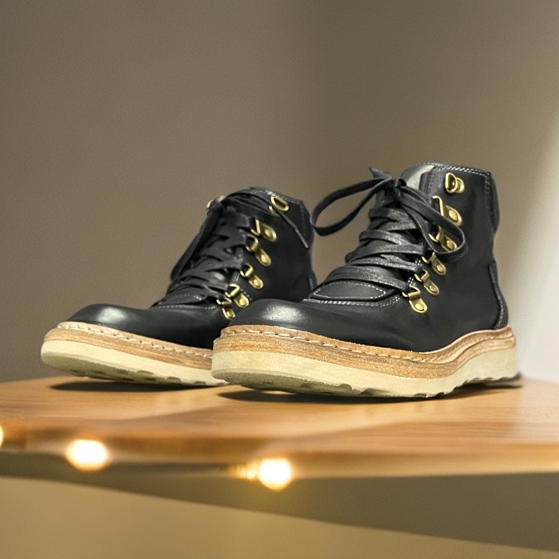 Leather Work Western - Ręcznie Robione Buty Robocze Męskie ze