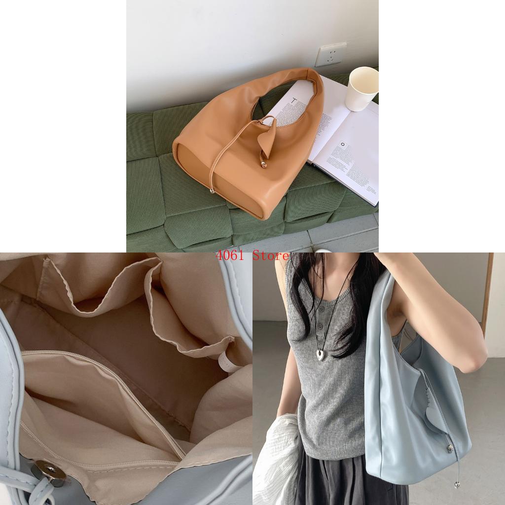 Leather Work Duffle - Praktyczna torebka PU Duża pojemność swobodna