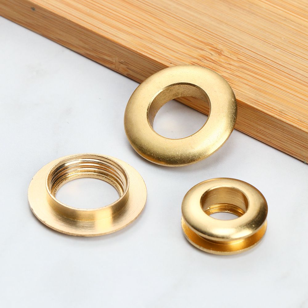 Leatherwork Eyelets - 2 szt. Trwałe mosiężne oczka z