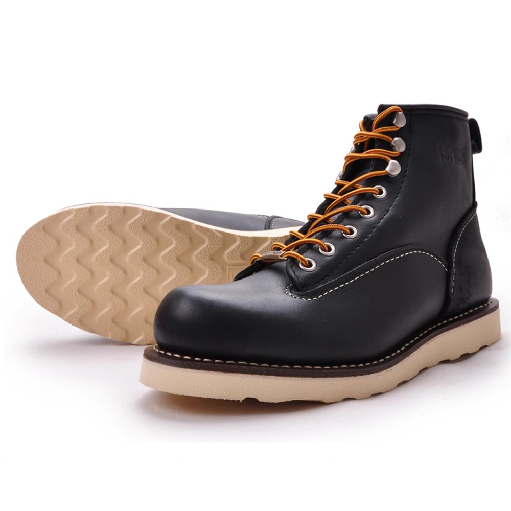 Leather Work Western - Męskie buty motocyklowe ze skóry naturalnej,