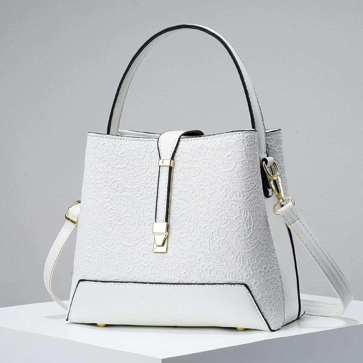 Leatherwork Bag - Nowa luksusowa torba na ramię Skórzana