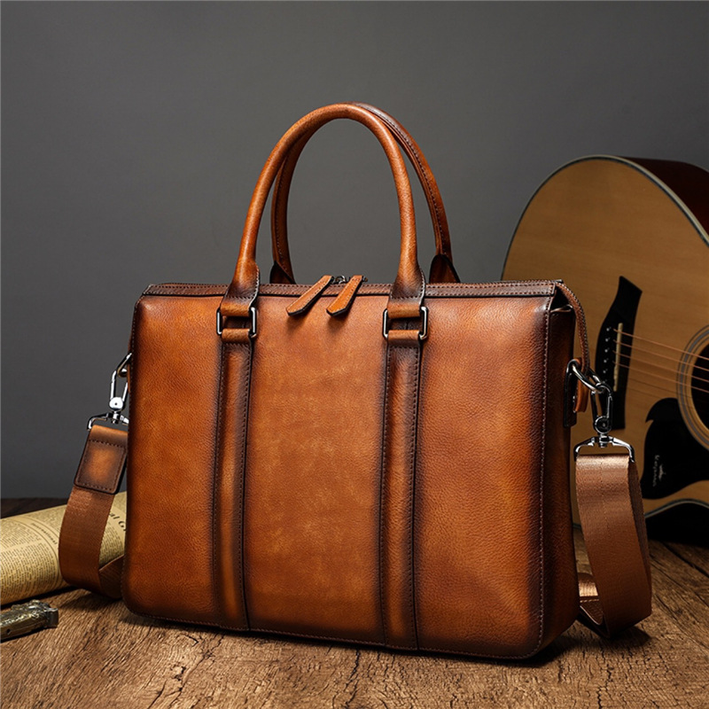Leatherwork Bag - Teczka biznesowa YETTIES z najwyższej jakości