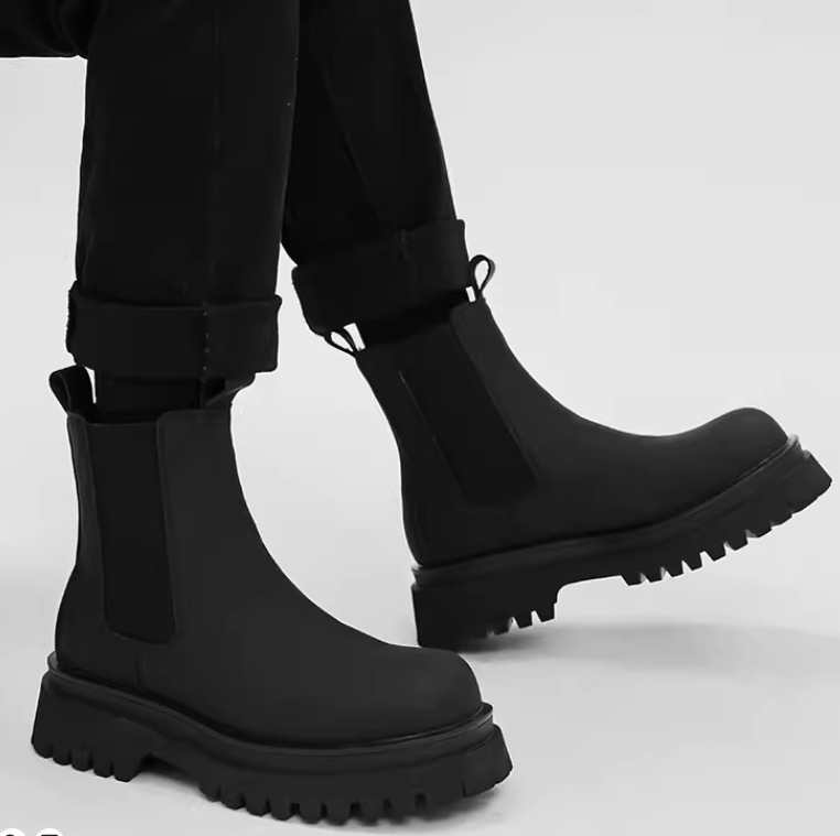 Leather Work Western - Męskie buty robocze typu lug boots,