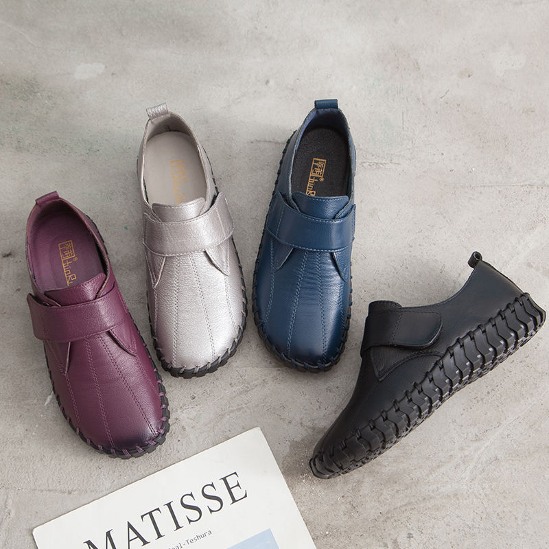 Leather Work Flats Women - Nowe najwyższej jakości baletki damskie Luksusowe