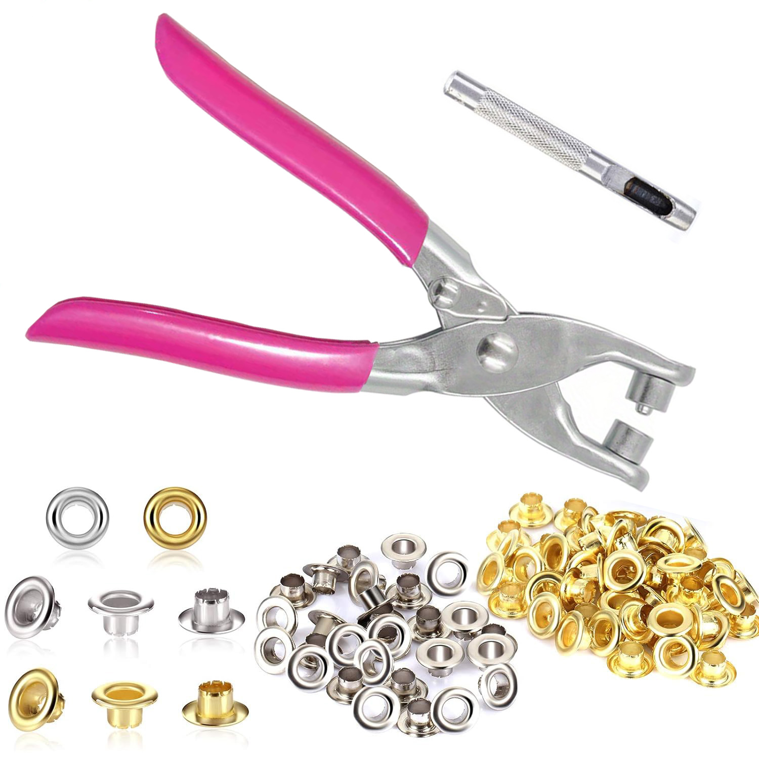 Leatherwork Eyelets - Zestaw narzędzi do oczkowania o średnicy