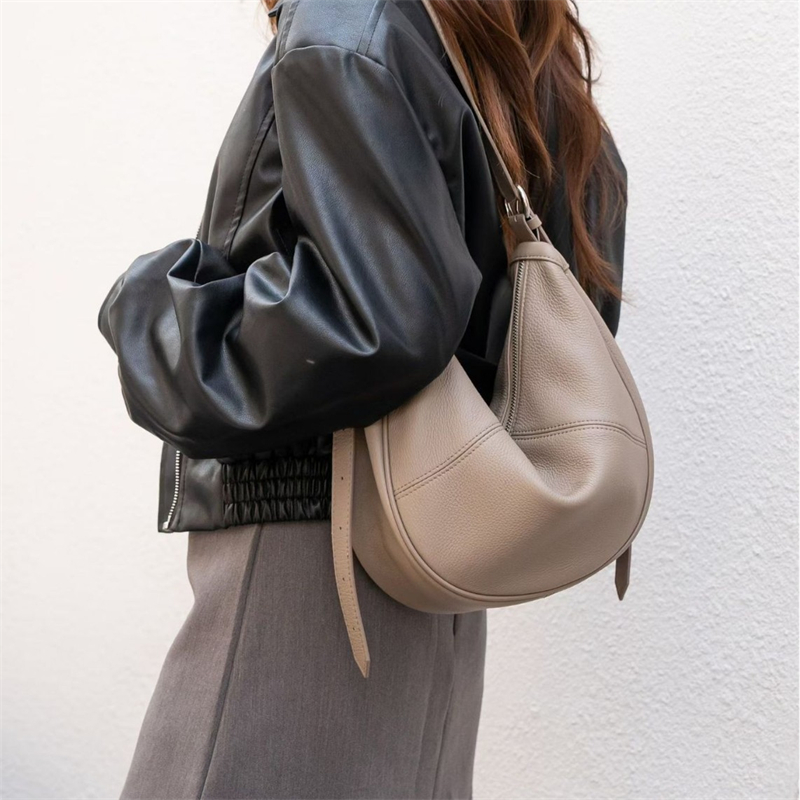 Leatherwork Bag - BURMINSA Torba na ramię typu hobo