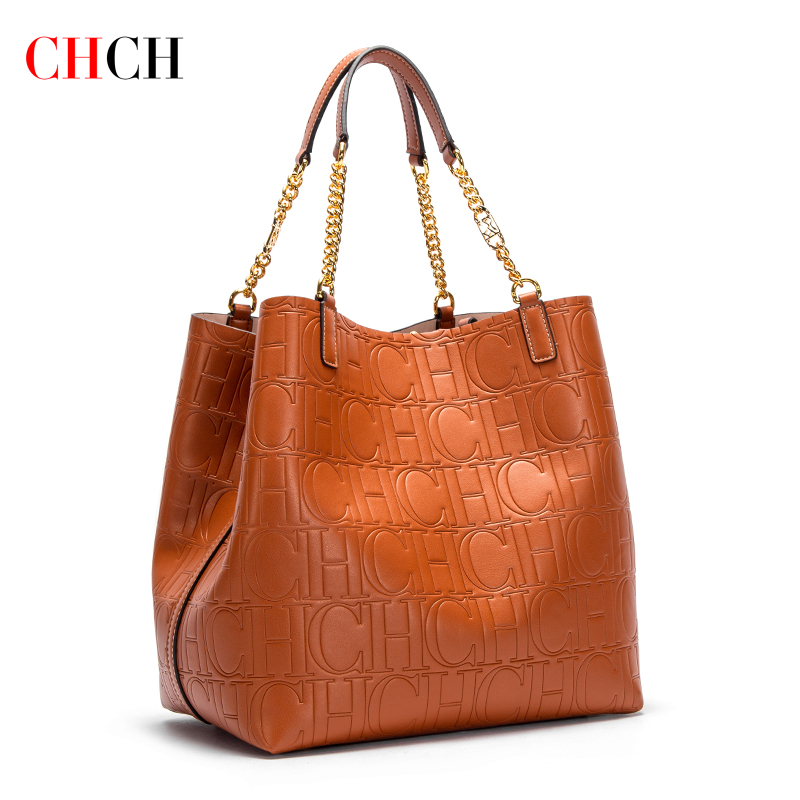 Leatherwork Bag - Damska torba materiałowa CHCH 2024, nowa