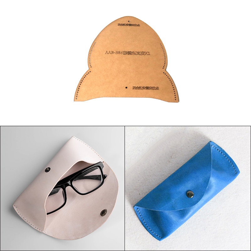 Leatherwork Kit - Papier pakowy Skórzane etui na okulary