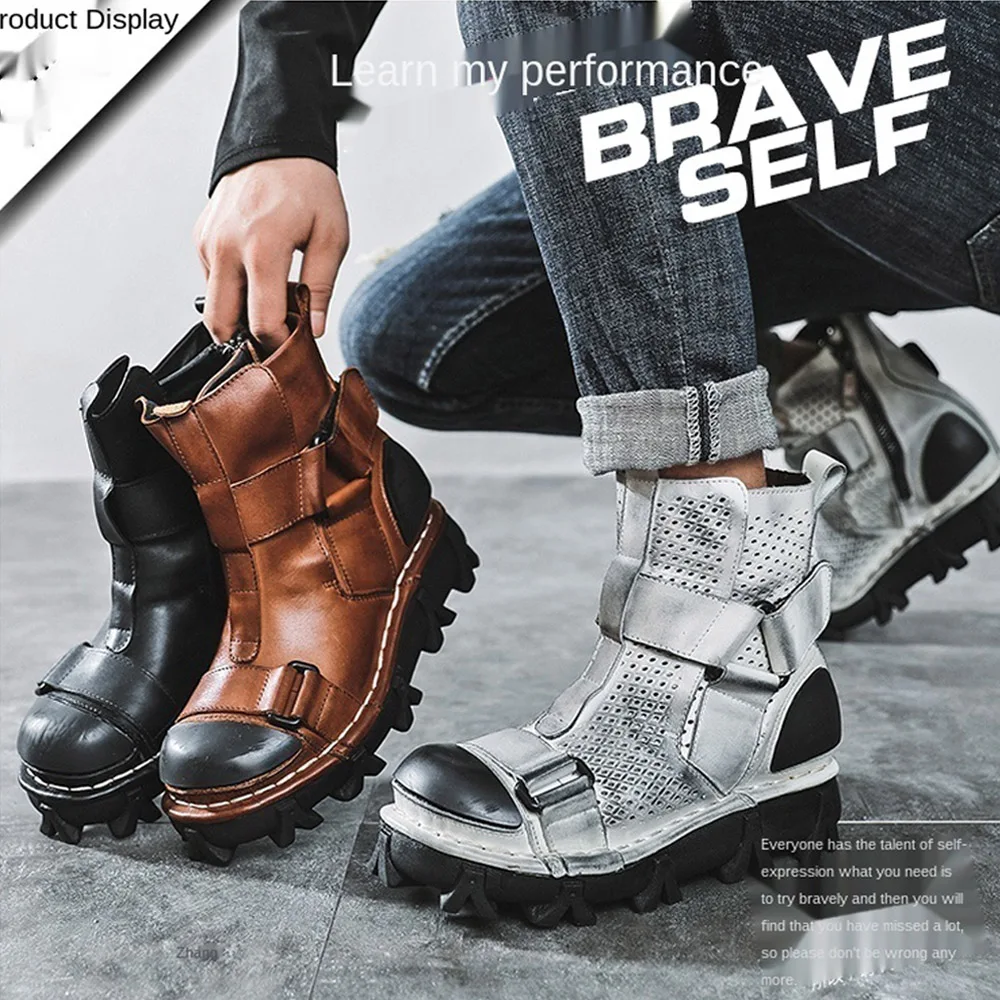 Męskie buty motocyklowe z praw – Leather Work Western recenzja i cena