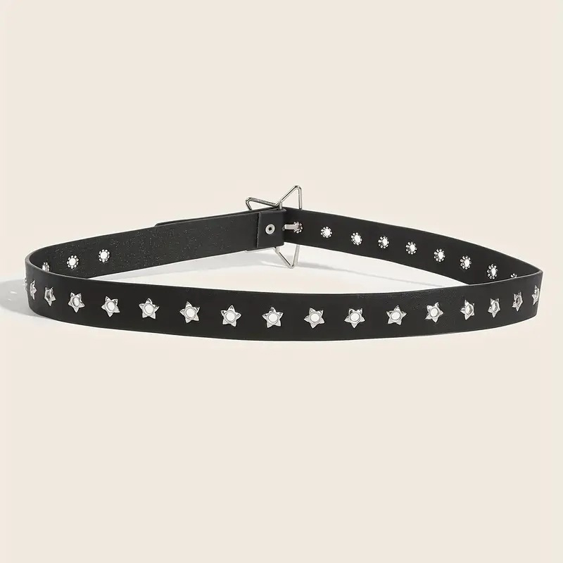 Pasek Y2K Punk Star z Oczkami  – Leatherwork Eyelets recenzja i cena