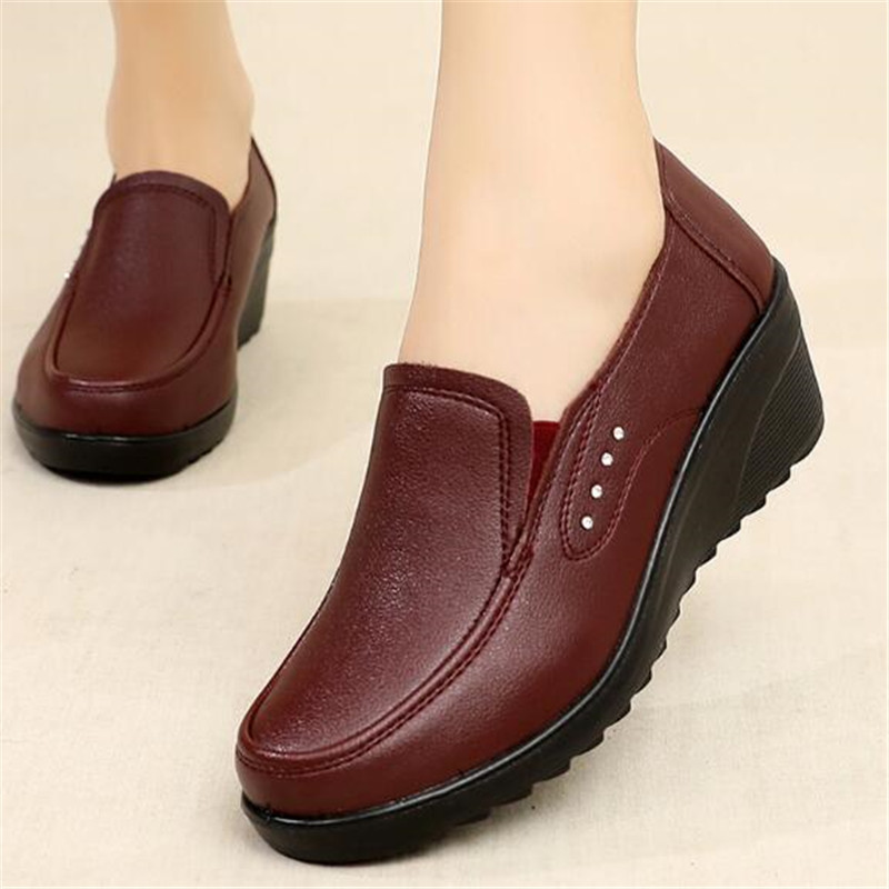 Nowe wiosenne buty damskie Mod – Leather Work Flats Women recenzja i cena