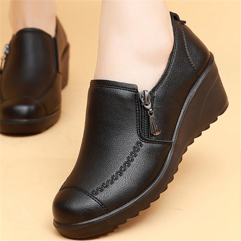 Nowe wiosenne buty damskie Mod – Leather Work Flats Women recenzja i cena
