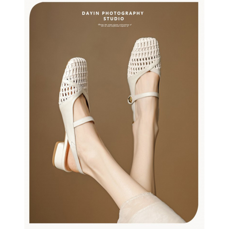 Damskie sandały z zakrytymi pa – Leather Work Flats Women recenzja i cena