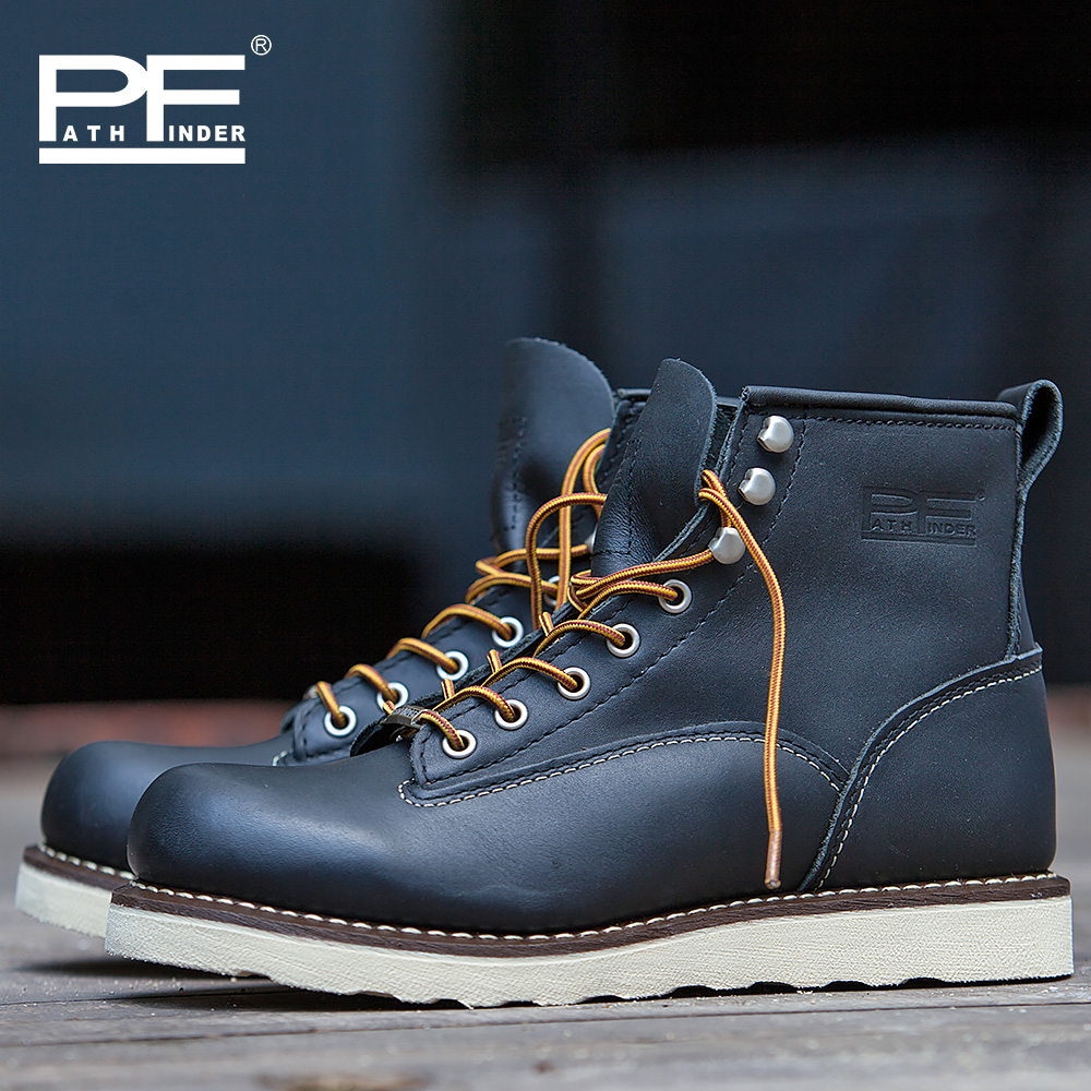 Męskie buty motocyklowe ze skó – Leather Work Western recenzja i cena