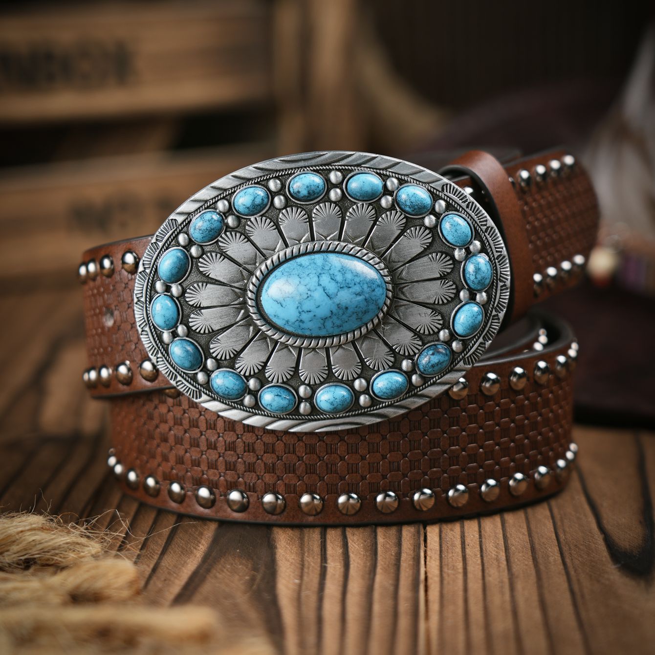 Męski i damski pasek w stylu r – Leather Work Western recenzja i cena