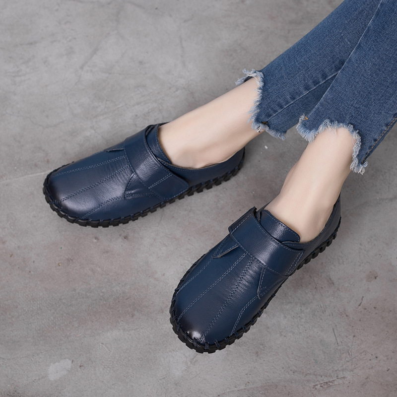 Nowe najwyższej jakości baletk – Leather Work Flats Women recenzja i cena