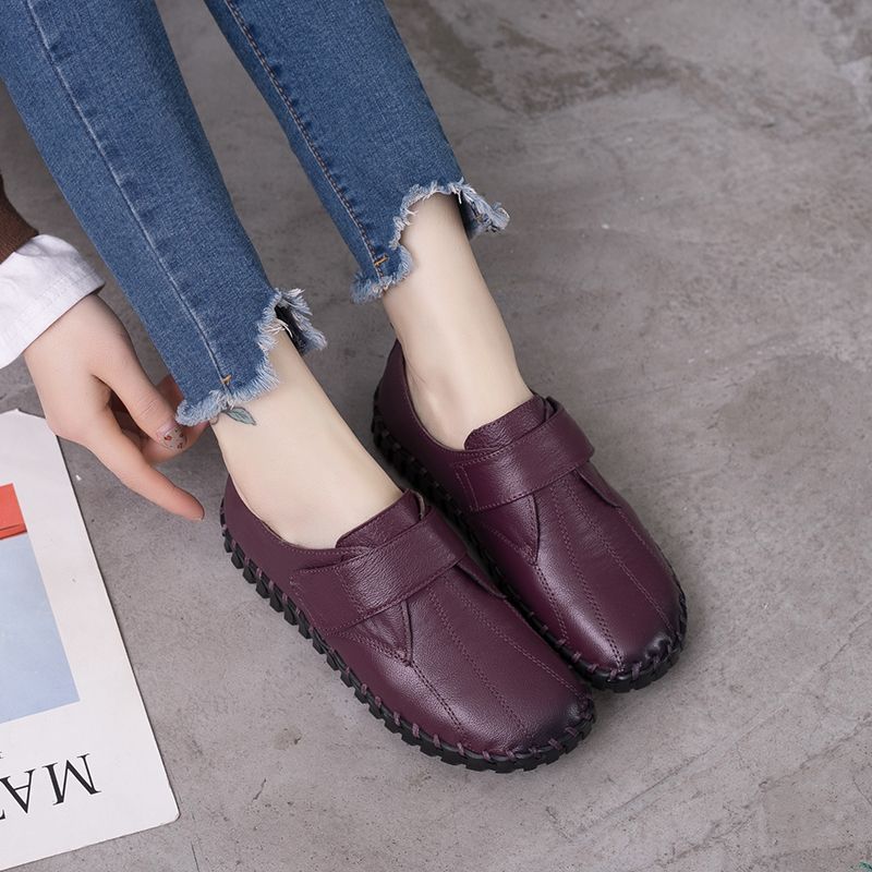 Nowe najwyższej jakości baletk – Leather Work Flats Women recenzja i cena
