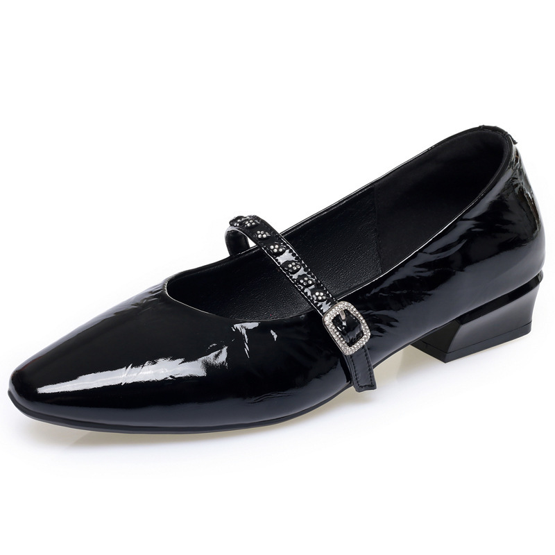 Wysokiej jakości, oddychające, – Leather Work Flats Women recenzja i cena