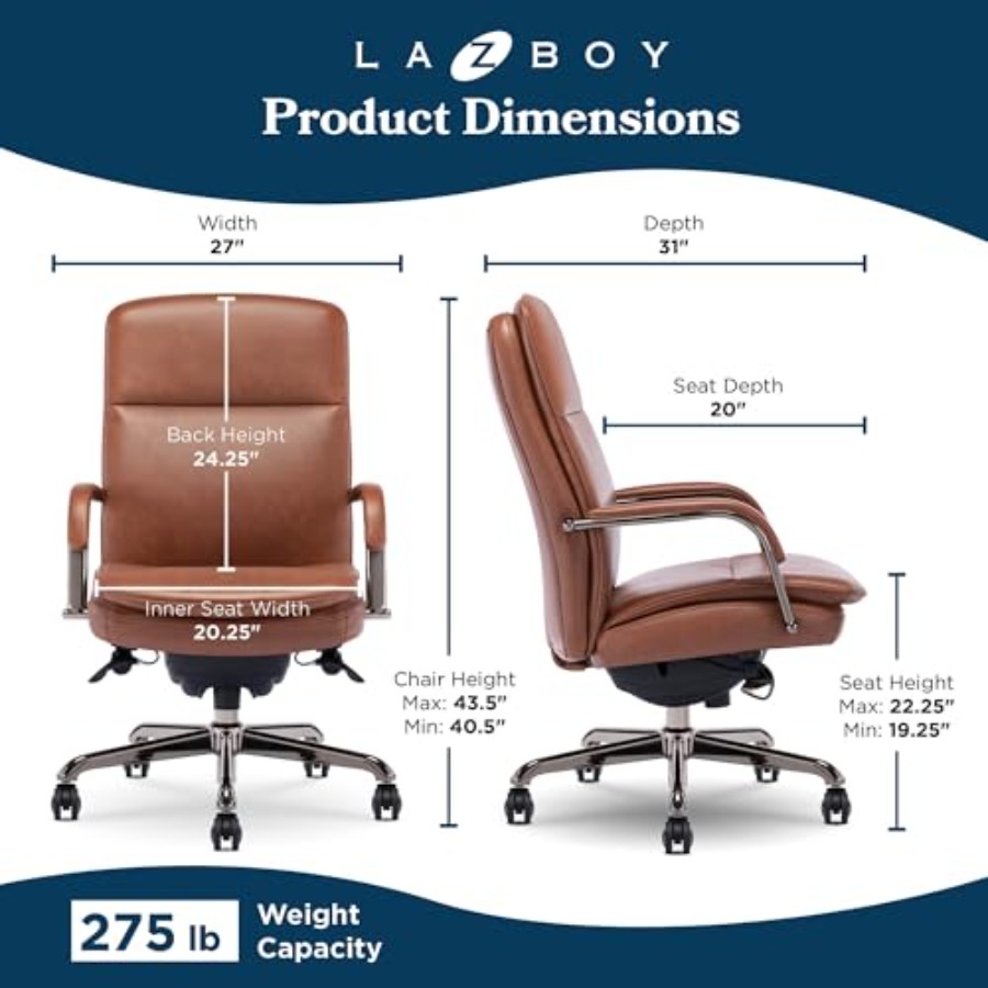Ergonomiczne krzesło biurowe d – Upholstery Leather Work recenzja i cena