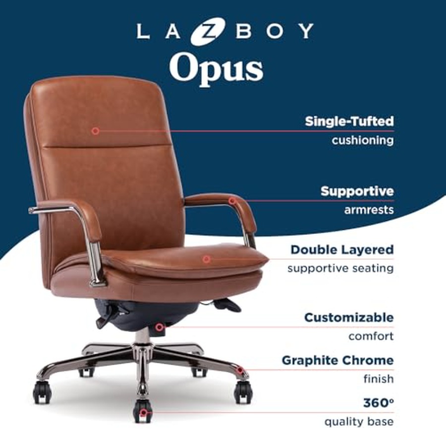 Ergonomiczne krzesło biurowe d – Upholstery Leather Work recenzja i cena