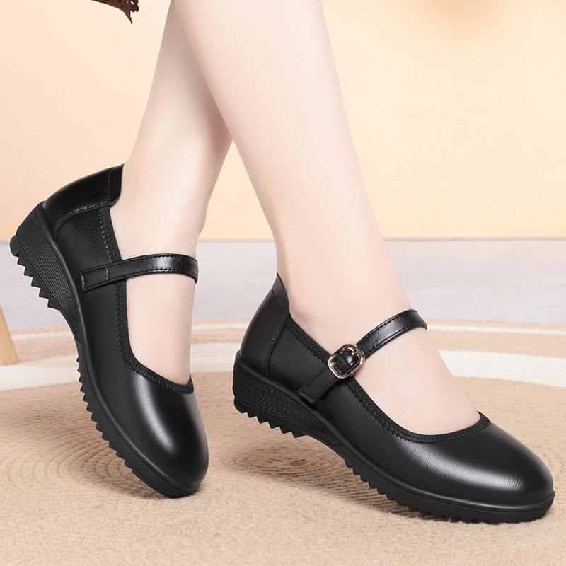 Wysokiej jakości oddychające w – Leather Work Flats Women recenzja i cena