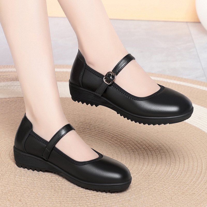 Wysokiej jakości oddychające w – Leather Work Flats Women recenzja i cena
