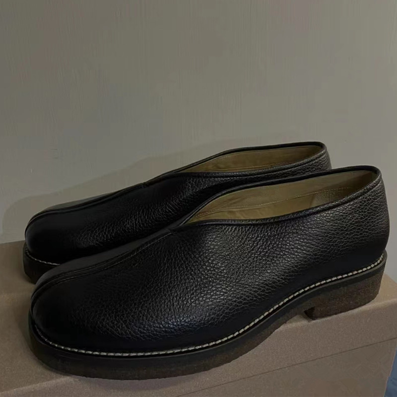 Męskie skórzane buty damskie 2 – Leather Work Flats Women recenzja i cena