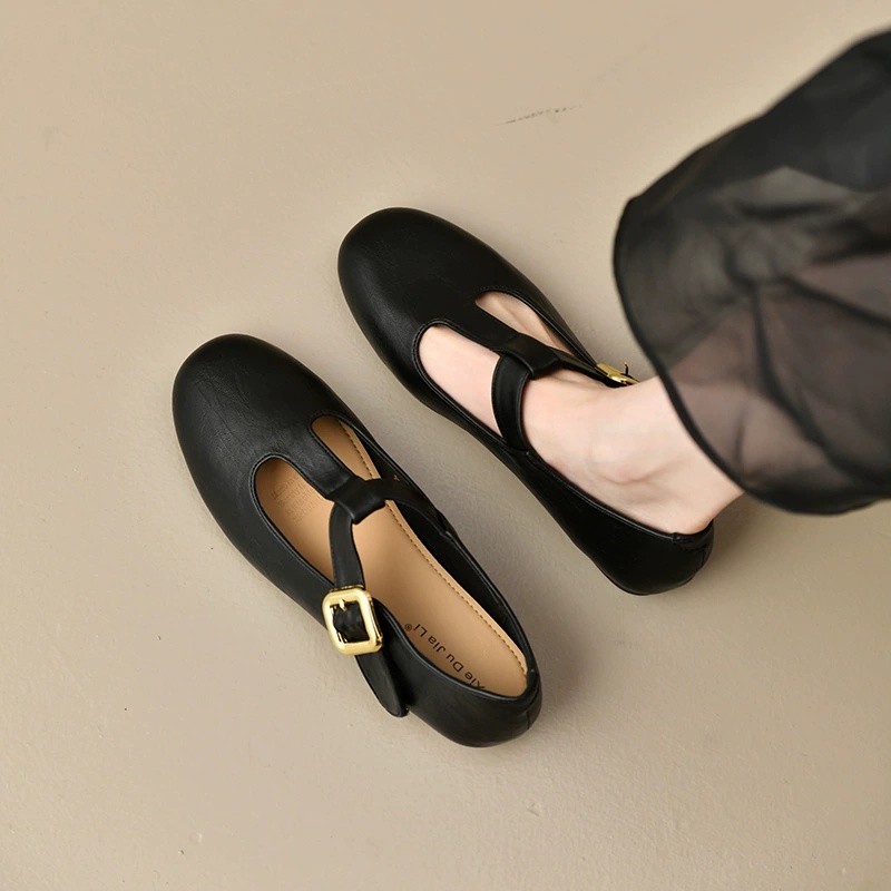 Damskie skórzane baleriny Mary – Leather Work Flats Women recenzja i cena