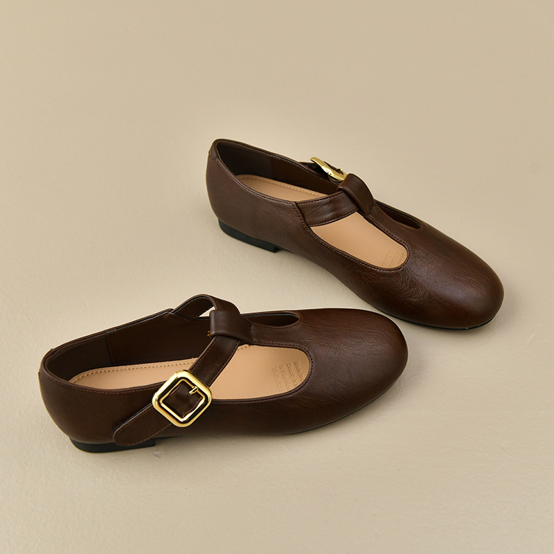 Damskie skórzane baleriny Mary – Leather Work Flats Women recenzja i cena