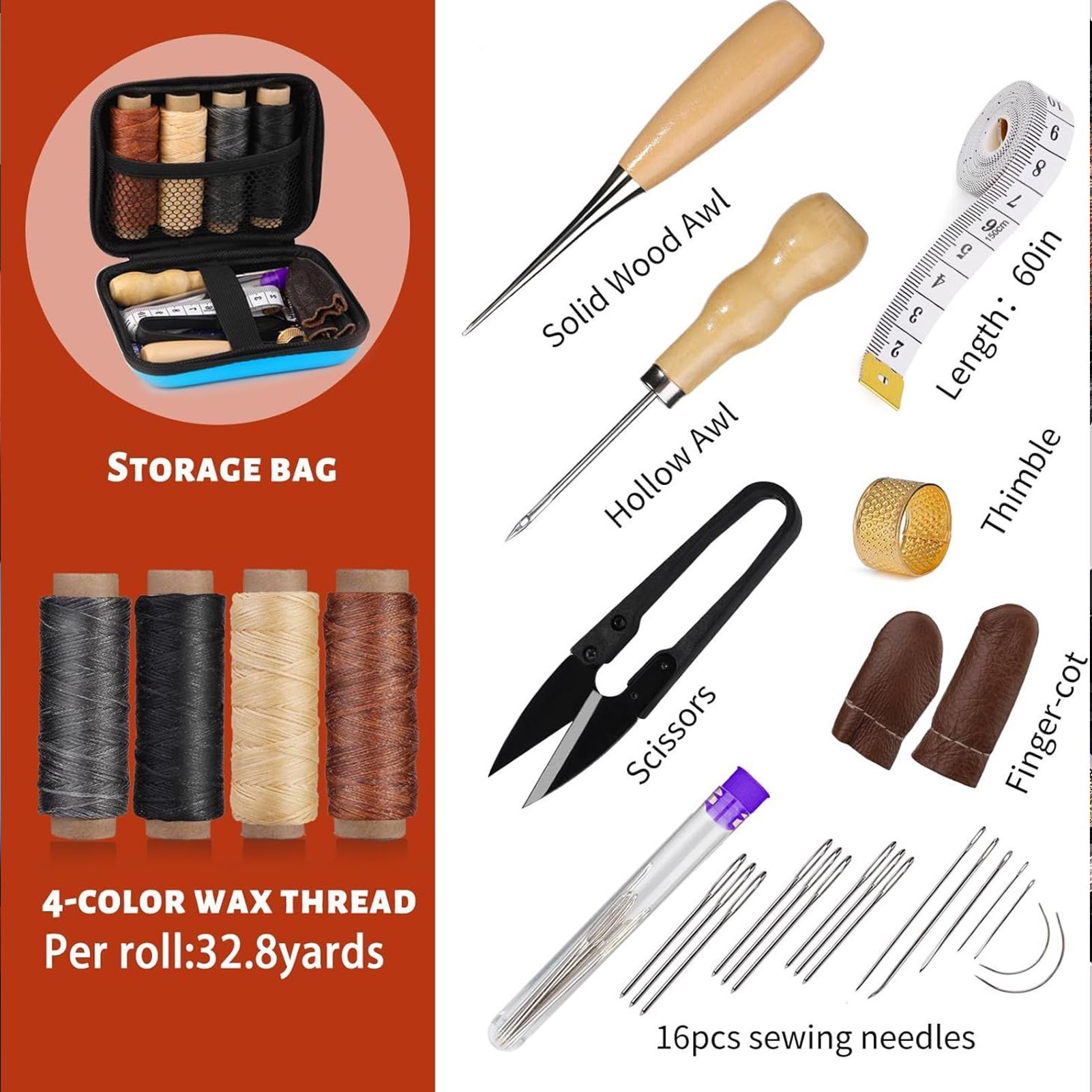 Profesjonalny zestaw do szycia – Upholstery Leather Work recenzja i cena