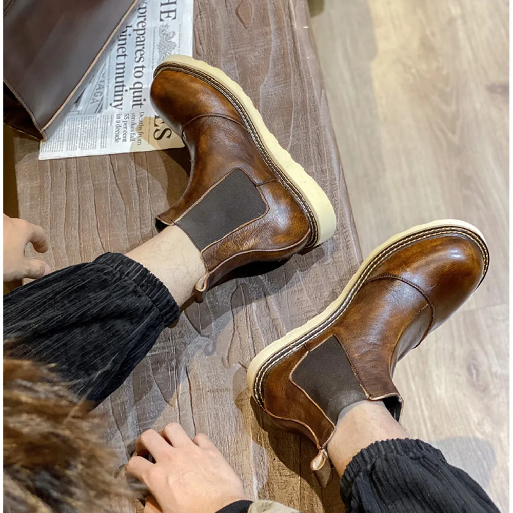 Męskie buty Chelsea z prawdziw – Leather Work Western recenzja i cena