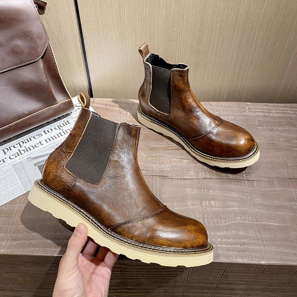 Męskie buty Chelsea z prawdziw – Leather Work Western recenzja i cena