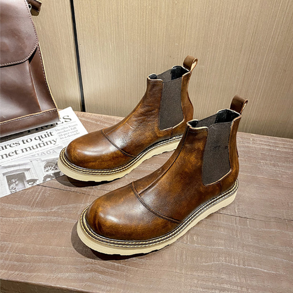 Męskie buty Chelsea z prawdziw – Leather Work Western recenzja i cena