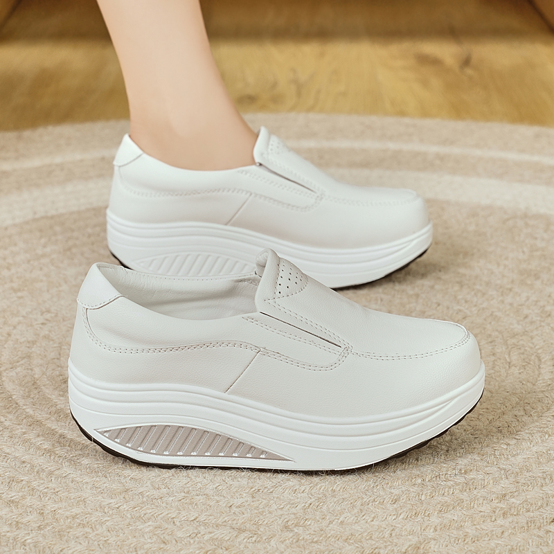 Damskie buty wiosenne ze skóry – Leather Work Flats Women recenzja i cena