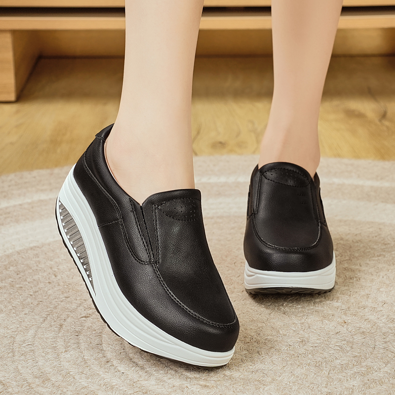 Damskie buty wiosenne ze skóry – Leather Work Flats Women recenzja i cena