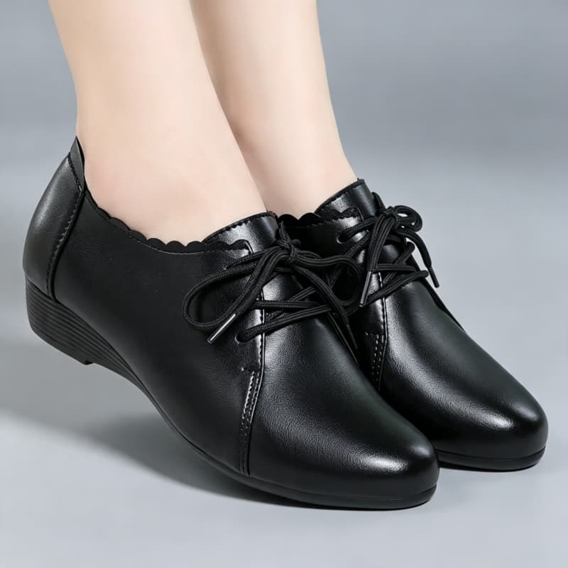 Buty Oxford damskie w rozmiara – Leather Work Flats Women recenzja i cena