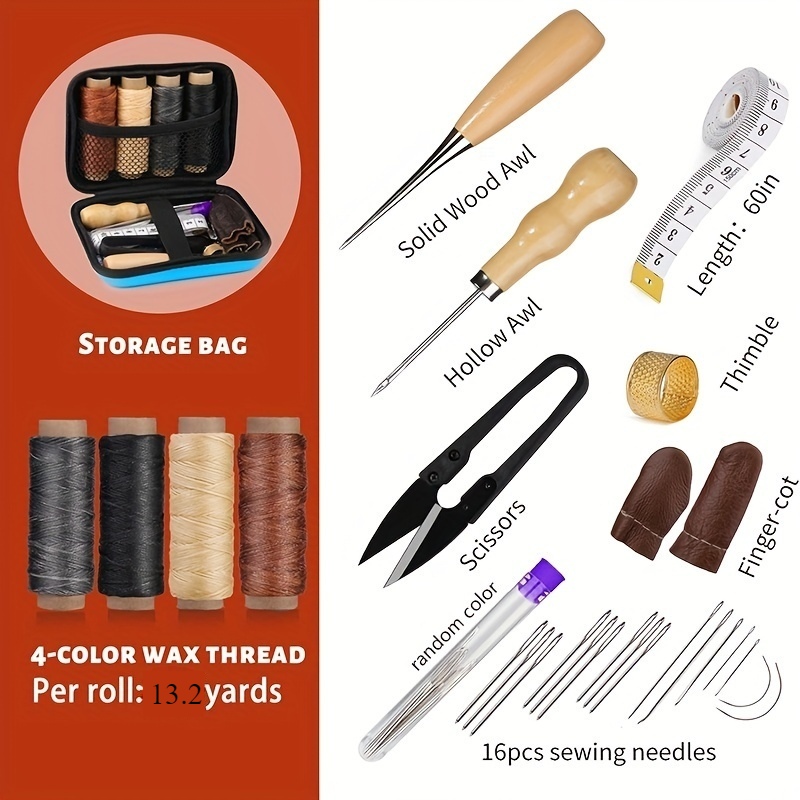 Zestaw do szycia skóry, zestaw – Upholstery Leather Work recenzja i cena