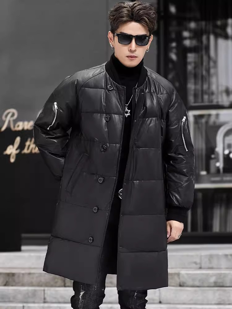 Zimowa Nowa Męska Kurtka Pucho – Leather Work Jacket With Hood recenzja i cena