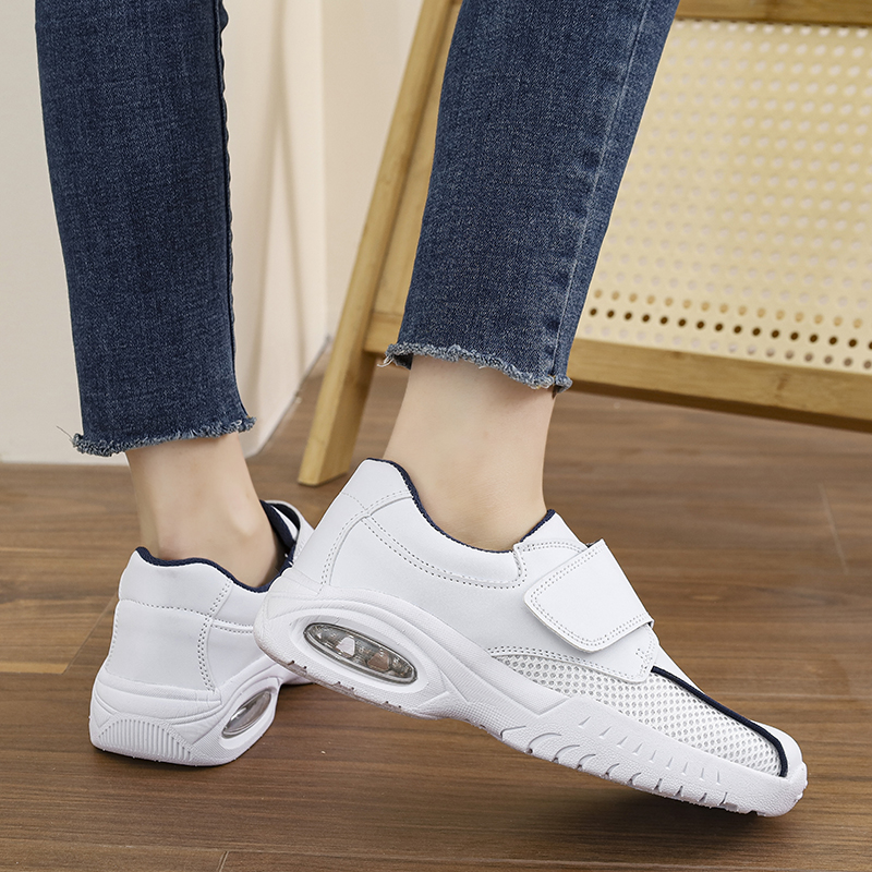 Profesjonalne, czysto białe bu – Leather Work Flats Women recenzja i cena