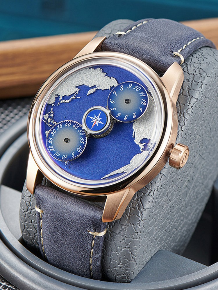 Męskie zegarki na rękę Casual  – Leatherwork Ideas recenzja i cena