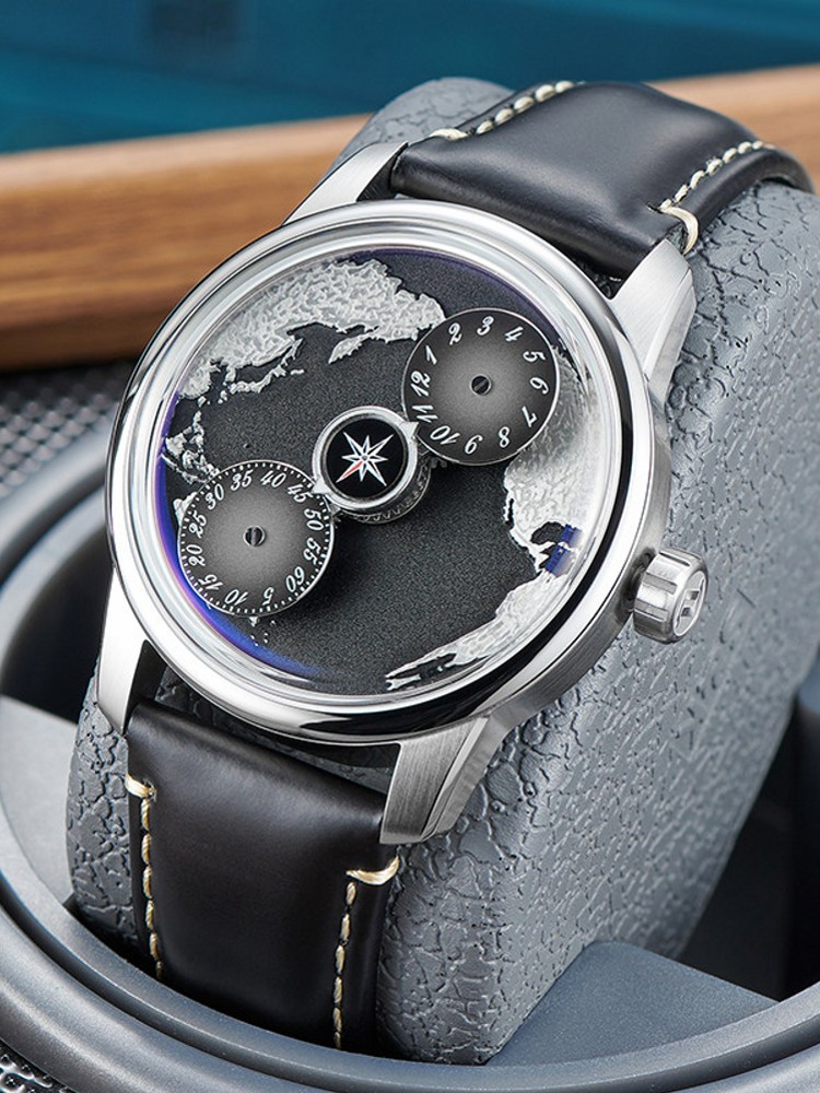 Męskie zegarki na rękę Casual  – Leatherwork Ideas recenzja i cena