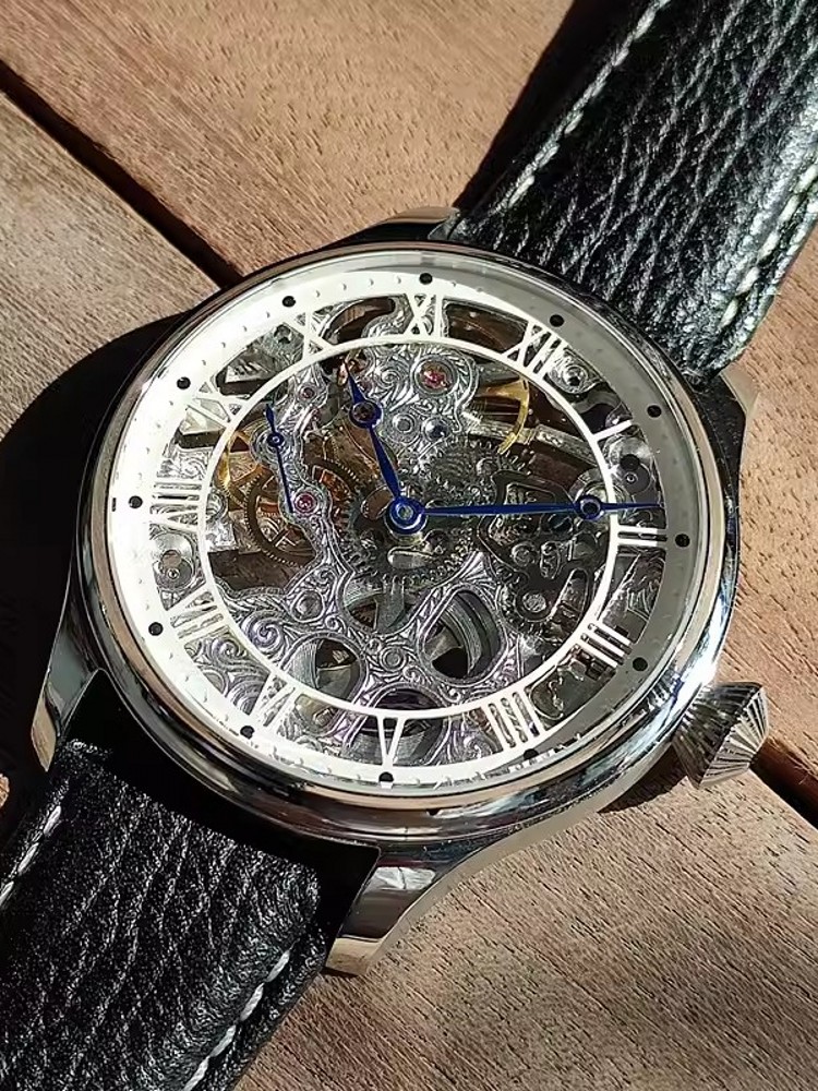 Męskie zegarki mechaniczne nak – Leatherwork Ideas recenzja i cena